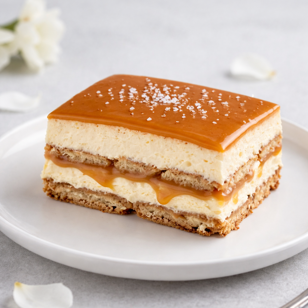 - Salted caramel Tiramisu